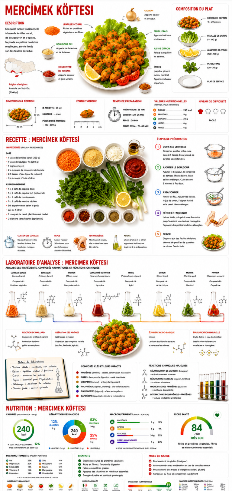 Mercimek Köftesi